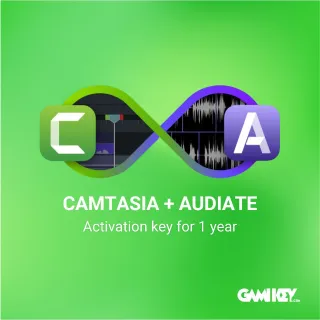 Camtasia + Audiate 12 months redeem key