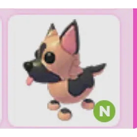 Neon german shepherd