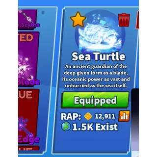 Sea Turtle Blade ball Sword