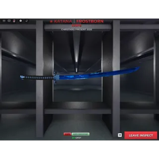 sniper duels Frostborn Katana 