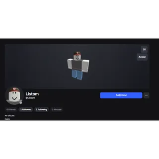 rare roblox username @Listom