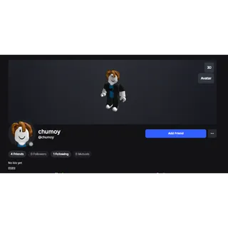 rare roblox username @chumoy 