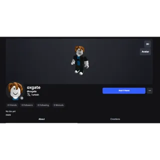 rare roblox username @oxgate