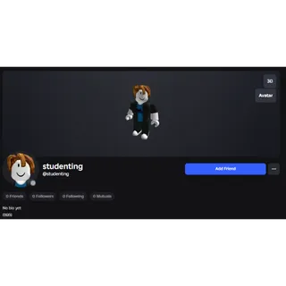 rare roblox username @studenting