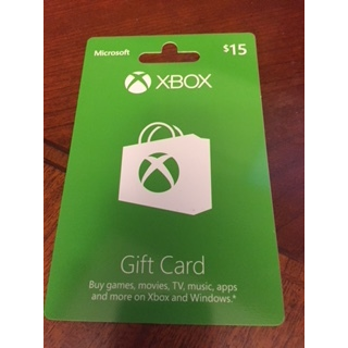 xbox $15 gift card