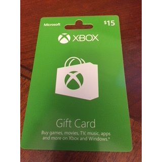 $15 xbox gift card