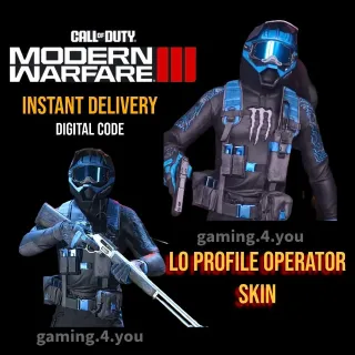 Call of Duty Modern Warfare 3 Monster Lo Profile Blue Skin COD MW3 