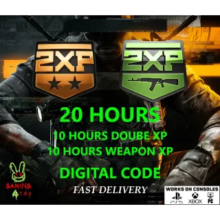 Call of Duty: Black Ops 6 - 20 Hours Dual XP/ Double Rank 2XP +Double Weapon 2XP