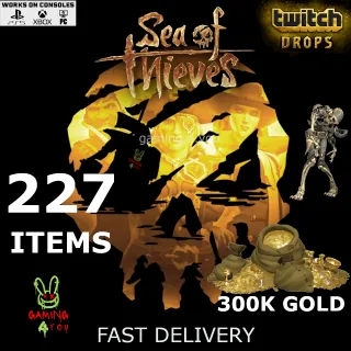 Sea of ​​Thieves✦TWITCH DROPS✦ 227 ITEMS✦ OBSIDIAN✦ TWILIGHT✦ GILDED PHOENIX