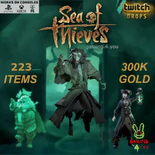 Sea of ​​Thieves✦TWITCH DROPS✦ 227 ITEMS✦ OBSIDIAN✦ TWILIGHT✦ GILDED PHOENIX