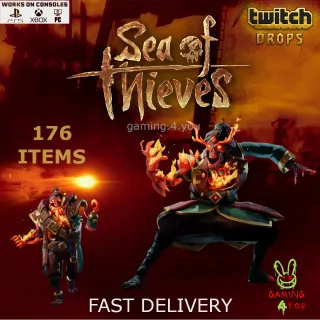 Sea of ​​Thieves✦TWITCH DROPS 181 ITEMS