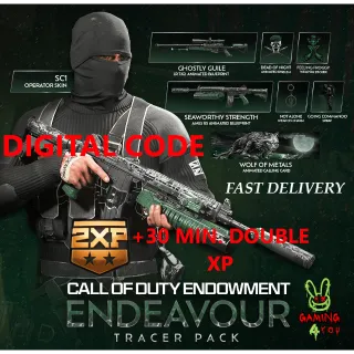 CALL OF DUTY BLACK OPS 6 ENDEAVOUR TRACER PACK / +30 MIN DOUBLE XP / FAST DELIVERY