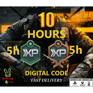 CALL OF DUTY BLACK OPS 6 10 HOURS DOUBLE 2XP + WEAPON 2XP EXP GLOBAL FAST DELIVERY