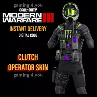 Call of Duty Modern Warfare 3 Monster CLUTCH Operator Skin COD MW3