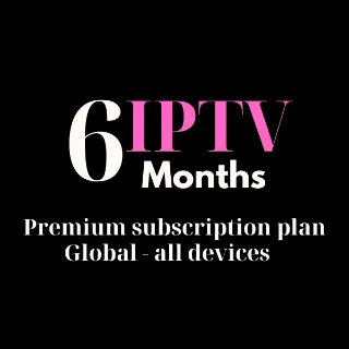 Premium IPTV 6 months subscription HD/4K with no freezing or buffering