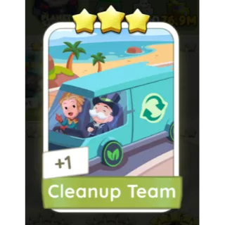 cleanup team