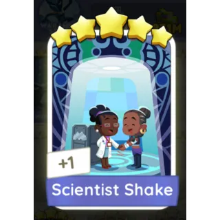 scientist shake