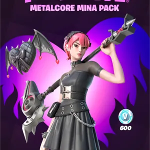 Fortnite Metalcore Mina Pack + 500 vbucks