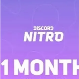 Discord Nitro 1 Month ALL SUBSCRIBERS 