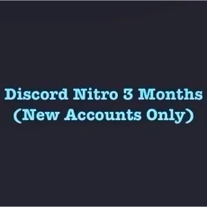 Discord Nitro 3 Months Subscription ⚡️INSTANT DELIVERY⚡️