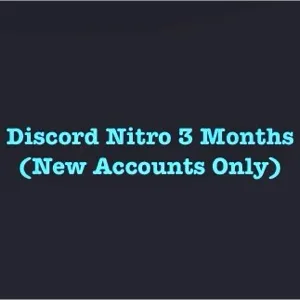 Discord Nitro 3 Months Subscription Gift