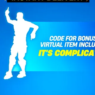 ⚡️FAST DELIVERY⚡️ FORTNITE IT’S COMPLICATED EMOTE