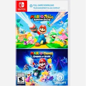 Mario + Rabbids Kingdom Battle and Sparks of Hope Nintendo Switch