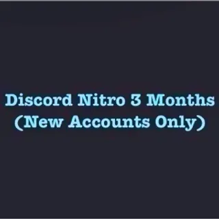 Discord Nitro 3 Months Subscription ⚡️FAST DELIVERY⚡️