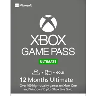 Xbox Game Pass Ultimate 12 Months 