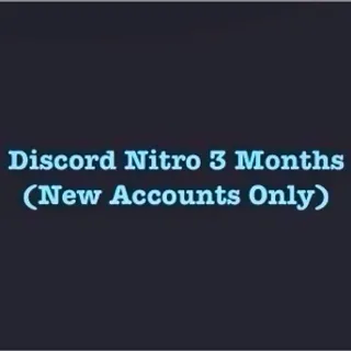Discord Nitro 3 Months Subscription ⚡️FAST DELIVERY⚡️