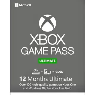 Xbox Game Pass Ultimate 12 Months 