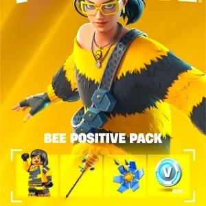 USA Fortnite Bee Positive Pack + 600 vbucks