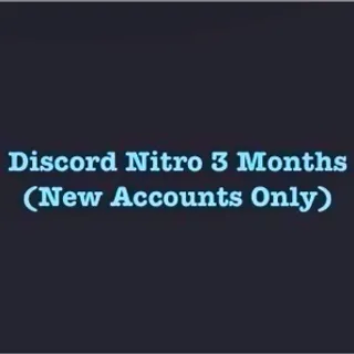 Discord Nitro 3 Months Subscription ⚡️FAST DELIVERY⚡️