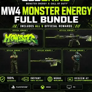 Call of Duty: Modern Warfare 4 × Monster Energy Bundle 5 Codes