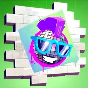 Fortnite Rare 2018 Disco Baller Spray ⚡️WEEKEND SALE⚡️