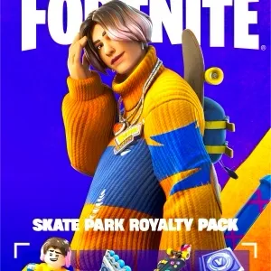 ⚡️ALL PLATFORMS⚡️ USA Fortnite Skate Park Royalty Pack + 1500 vbucks
