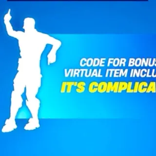 ⚡️WEEKEND SALE⚡️ FORTNITE IT’S COMPLICATED EMOTE ($20)