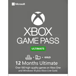 Xbox Game Pass Ultimate 12 Months 
