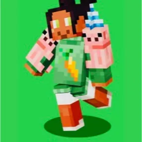 ⚡️FAST DELIVERY⚡️ Minecraft Party Pig Sleeve Rare Skin Bedrock Edition