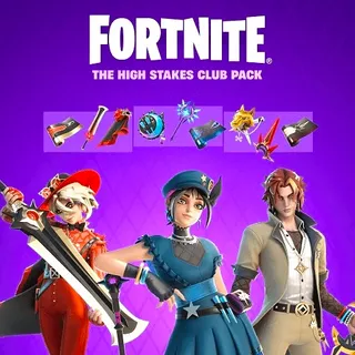⚡️ALL PLATFORMS⚡️ Fortnite The High Stakes Club Pack