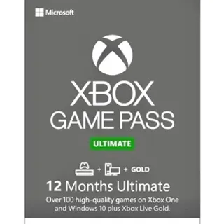 Xbox Game Pass Ultimate 12 Months 