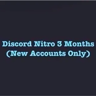Discord Nitro 3 Months Subscription ⚡️FAST DELIVERY⚡️