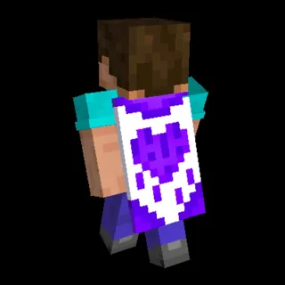 Minecraft Purple Heart Cape