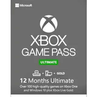 Xbox Game Pass Ultimate 12 Months 