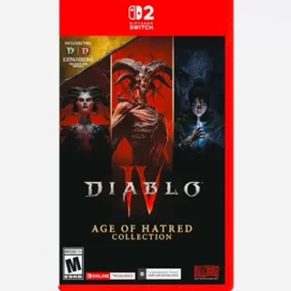 Digital Code Diablo IV Age of Hatred Collection Nintendo Switch 2