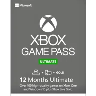 Xbox Game Pass Ultimate 12 Months 
