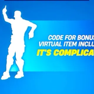 ⚡️WEEKEND SALE⚡️ FORTNITE IT’S COMPLICATED EMOTE ($20)