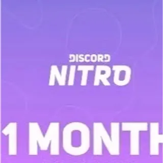 Discord Nitro 1 Month ALL SUBSCRIBERS 