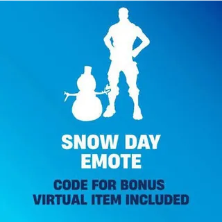 Fortnite Snow Day Emote Code