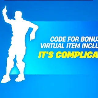 ⚡️INSTANT DELIVERY⚡️ FORTNITE IT’S COMPLICATED EMOTE
